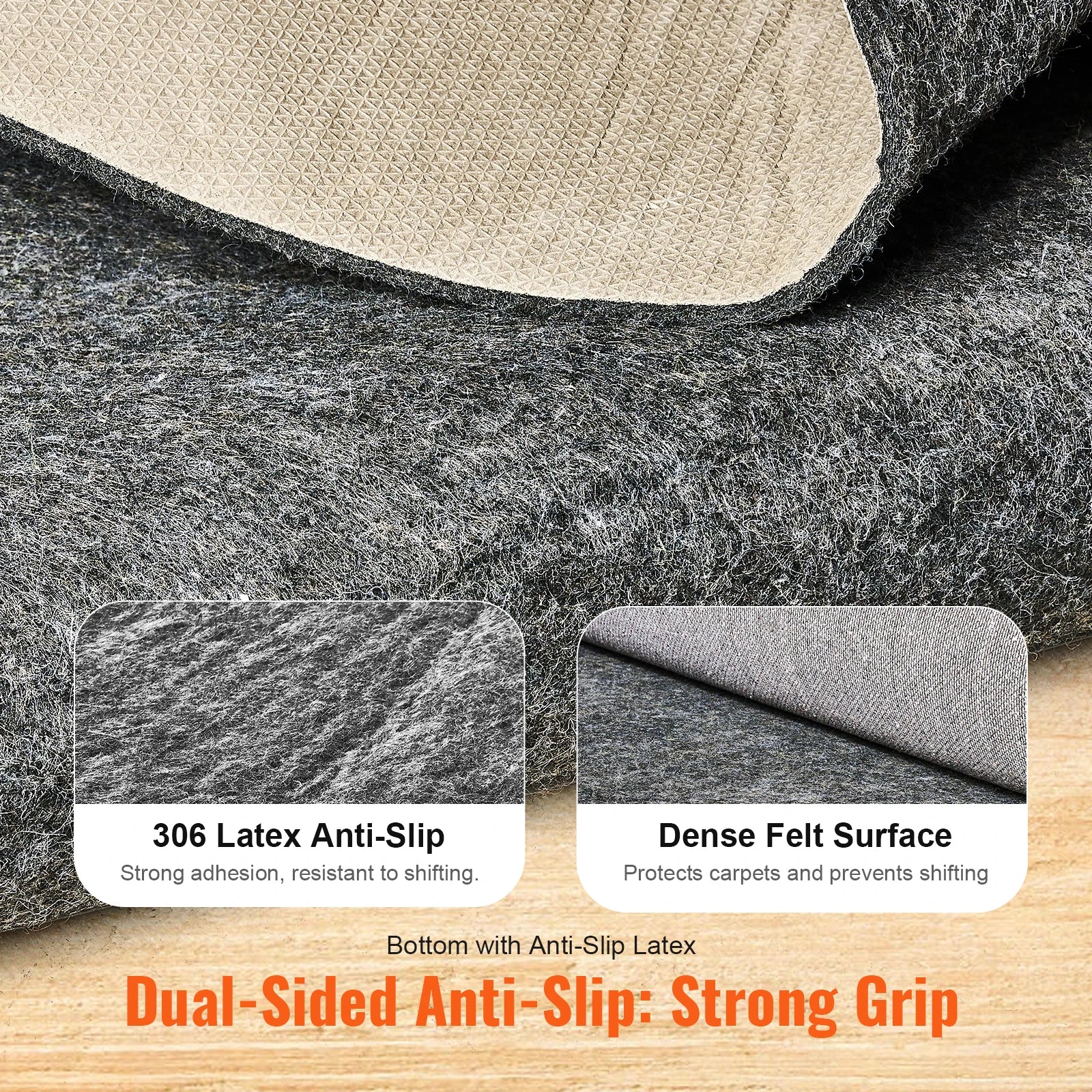 Gripper Protective Cushioning Carpet Pad