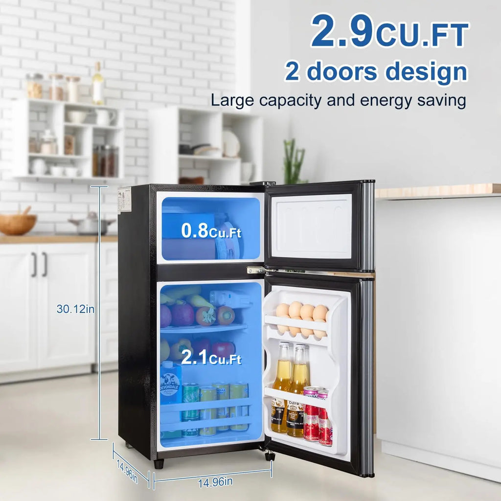 2.9 CF Mini Fridge with Freezer