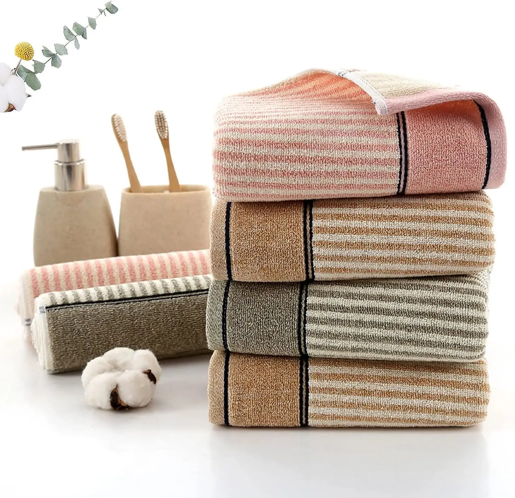 Striped Bath Towel Set/Hand Towels