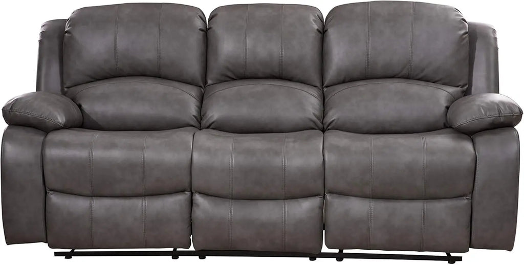 3PC Bonded Leather Reclining Set