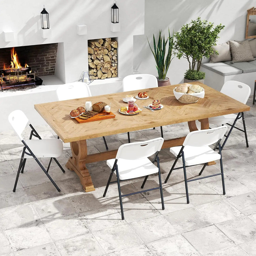 8 Heavy Duty Folding Chair, 800#, Indoor/Outdoor