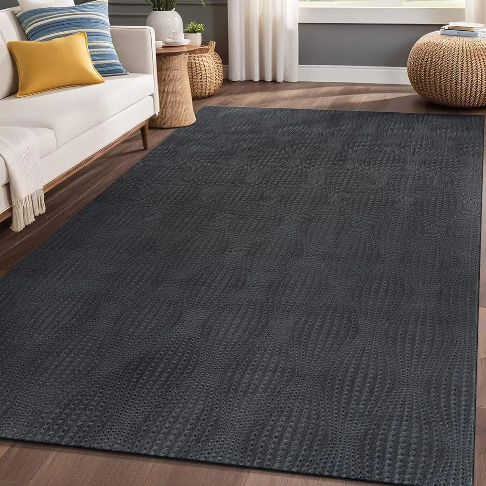 5x7 Modern Dark Gray Soft