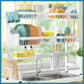 Adjustable Over Sink Dish Rack 3 Tier