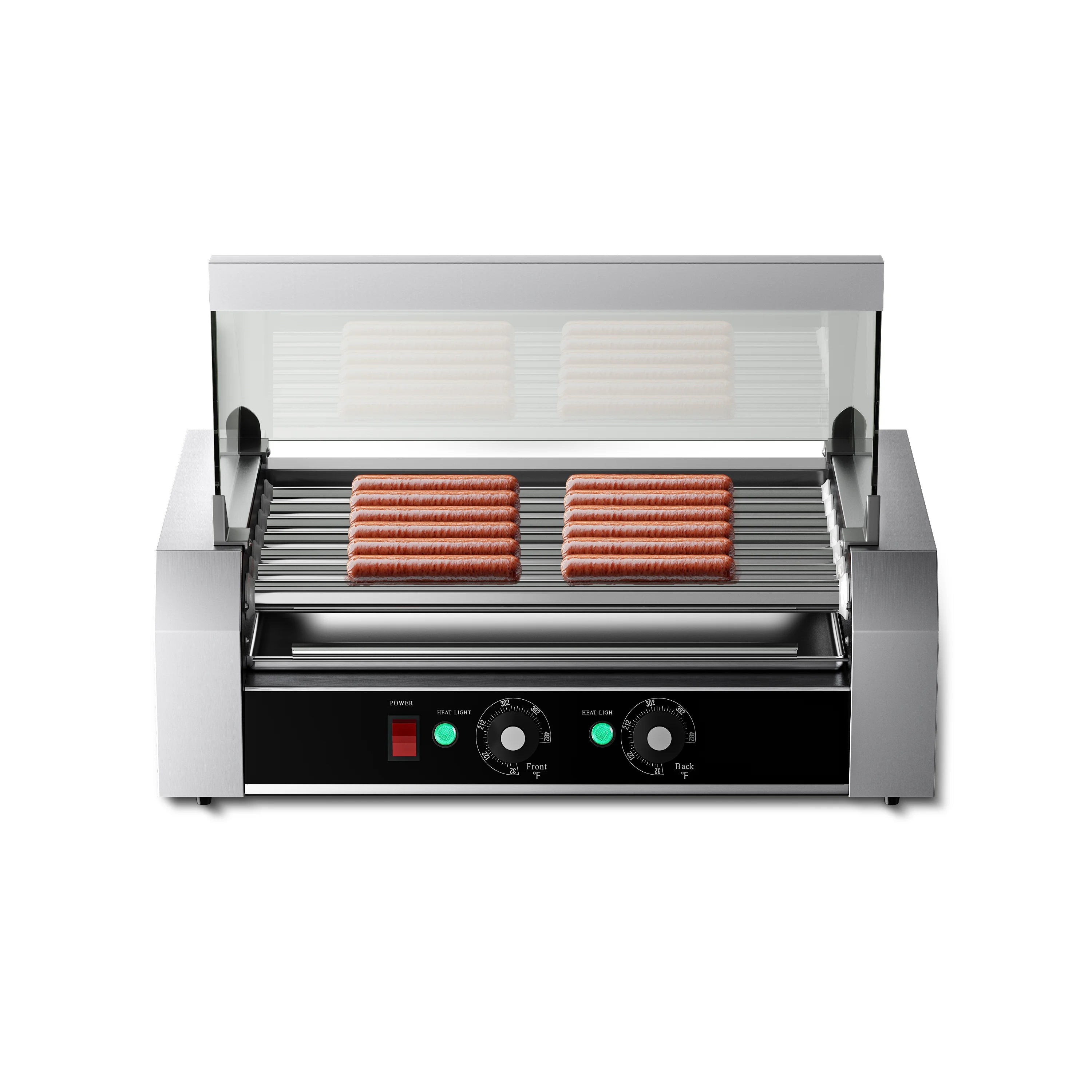 Commercial-Grade 7-Roller 18-Capacity, Smart Dual-Zone
