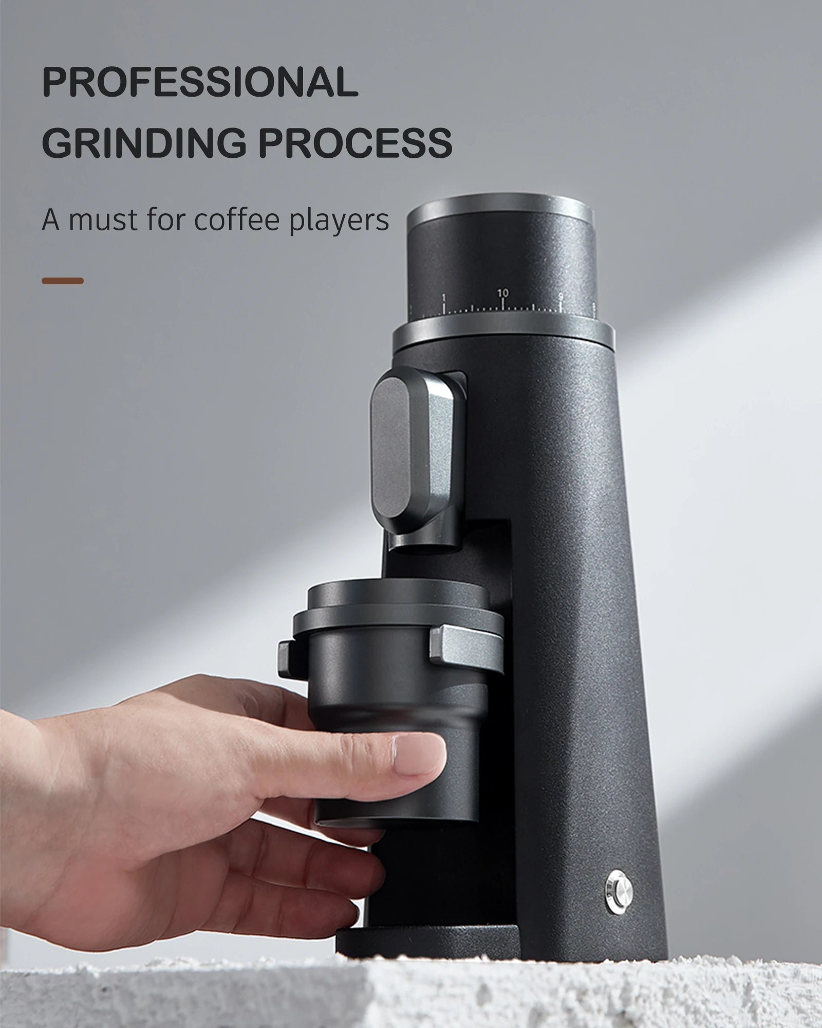 Stainless Steel Burr Coffee Grinder 48MM Espresso