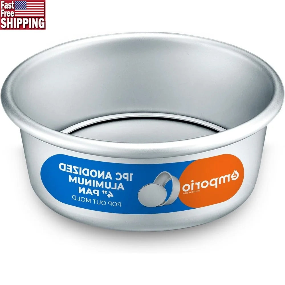 Anodized Aluminum Round Pan 4 Inch Non-Stick