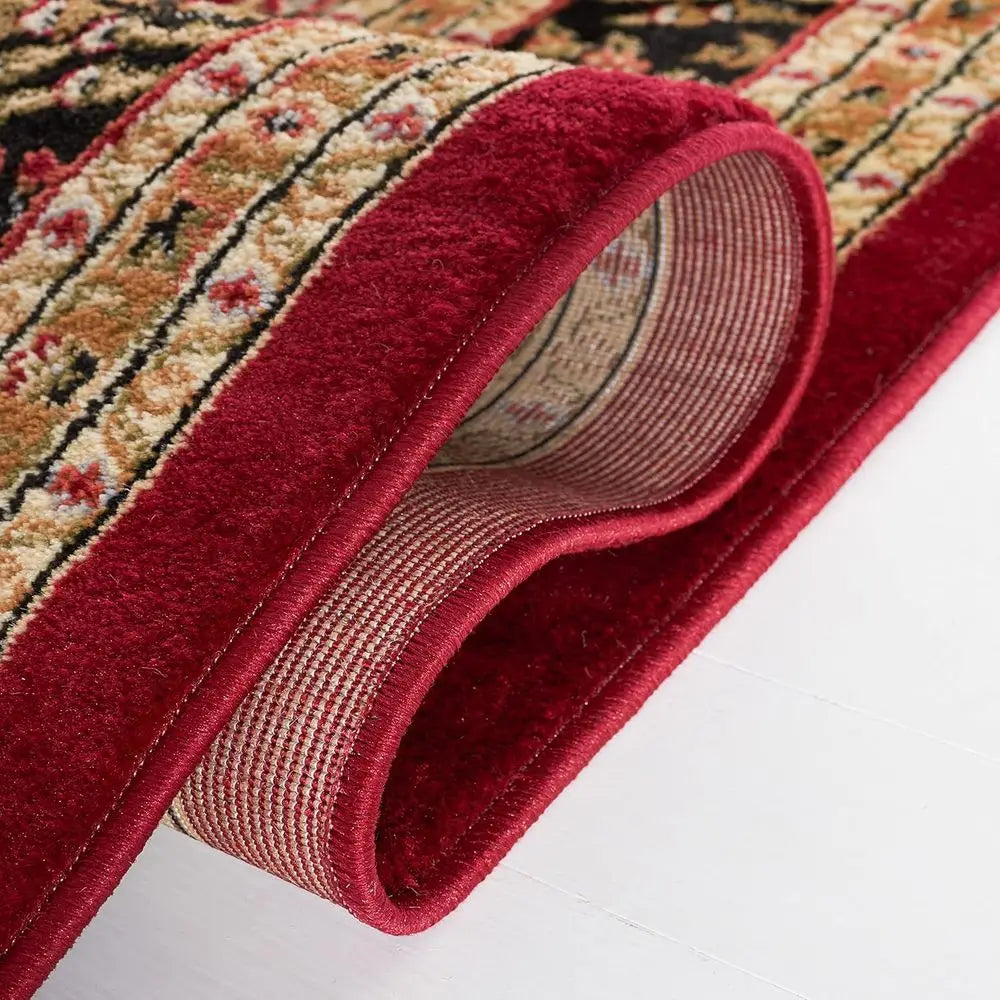 9x12 Red & Black Traditional Oriental