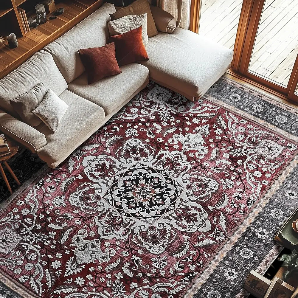 8X10 Washable Vintage Boho Oriental