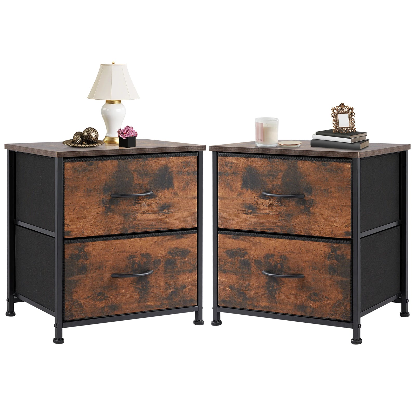 2 Drawer Storage Table