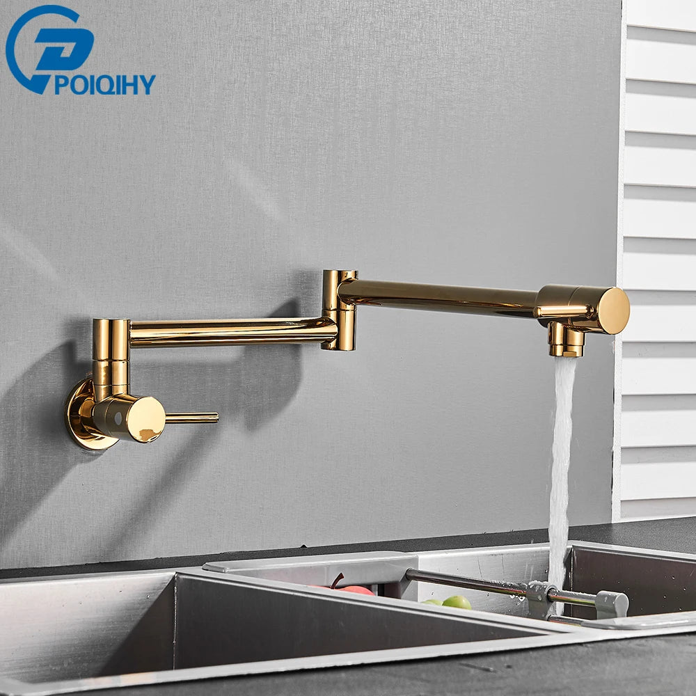 Chrome Black Wall Mounted 360 Rotating