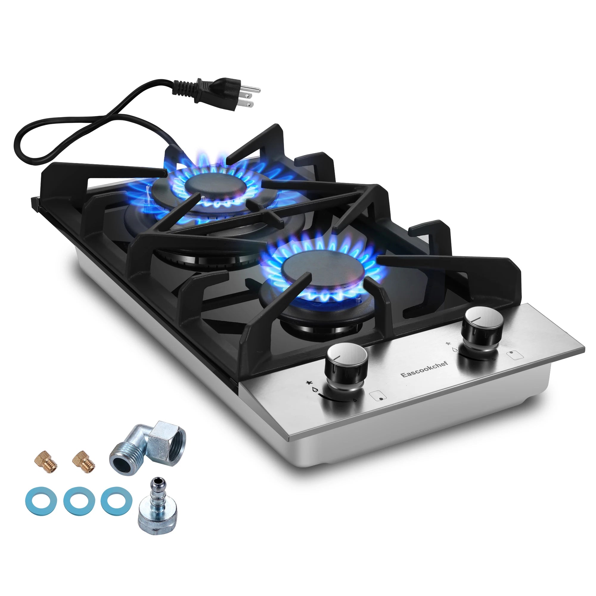 12" 2 Burner Propane Built-in