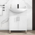 24 Inch Black Sink Cabinet Set