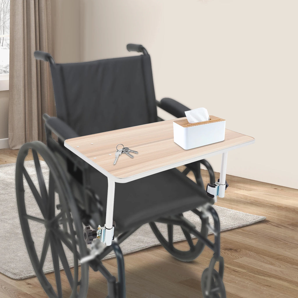 Portable Wooden Wheelchair Tray Table