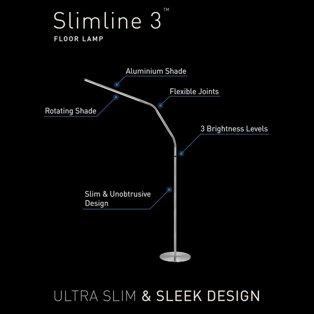Daylight 3 LED Floor Lamp