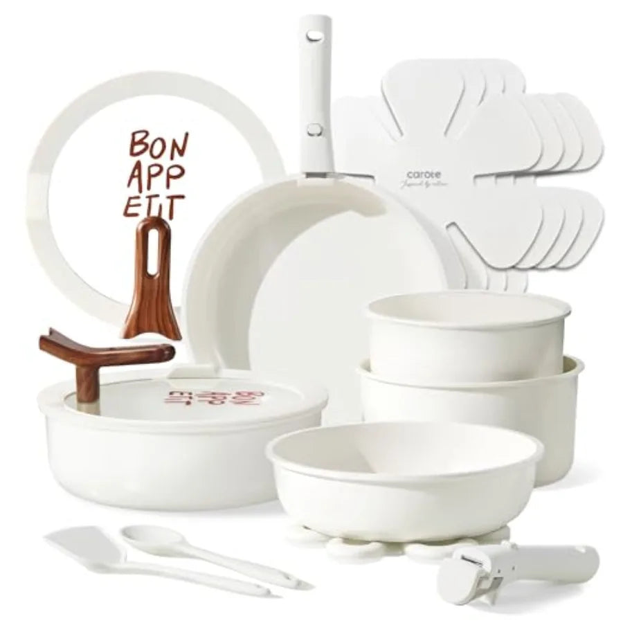 19pcs Pots and Pans Set, Nonstick Cookware