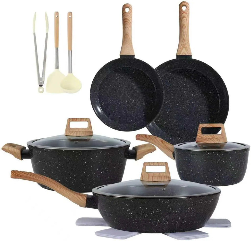 15 pcs Non-Stick Ceramic Cookware Set