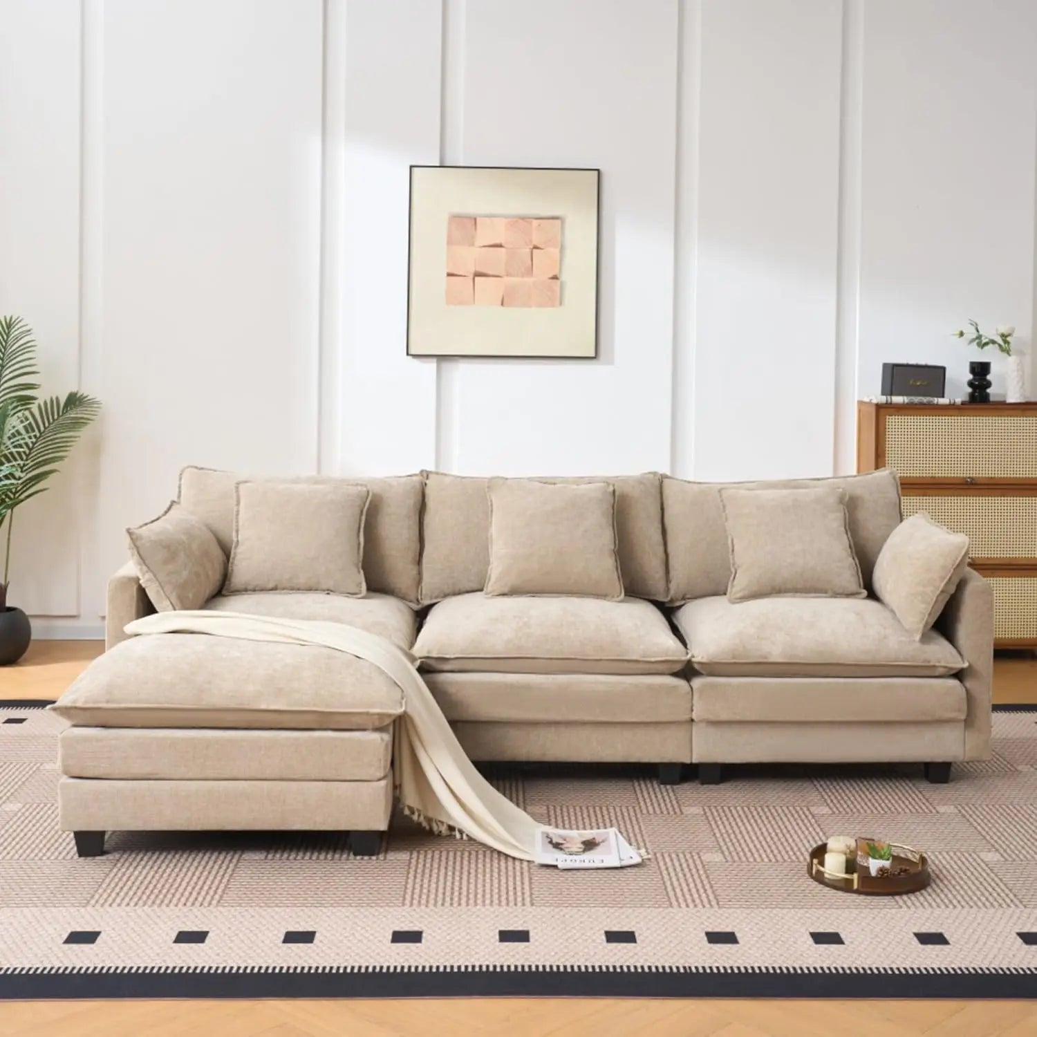 3 Seat Modular Sectional Sofa