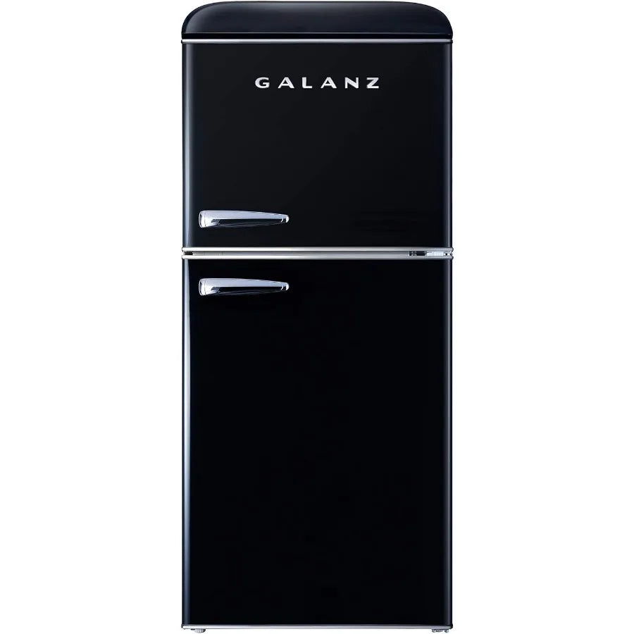 4 CF Retro Compact Refrigerator Dual Doors