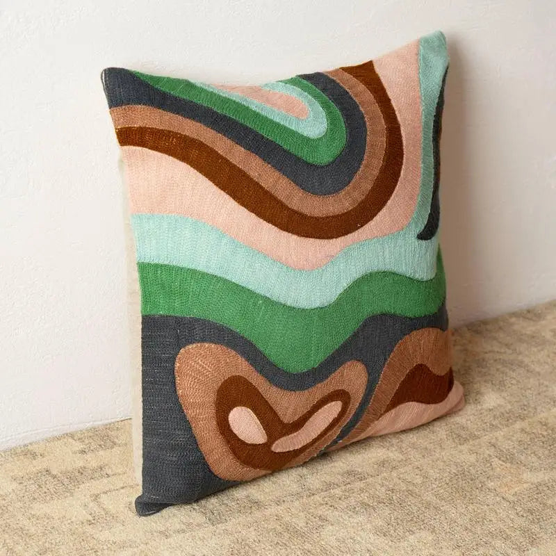 Embroidered Cotton Multi-Color