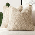 2 Faux Fur Pillow Cover