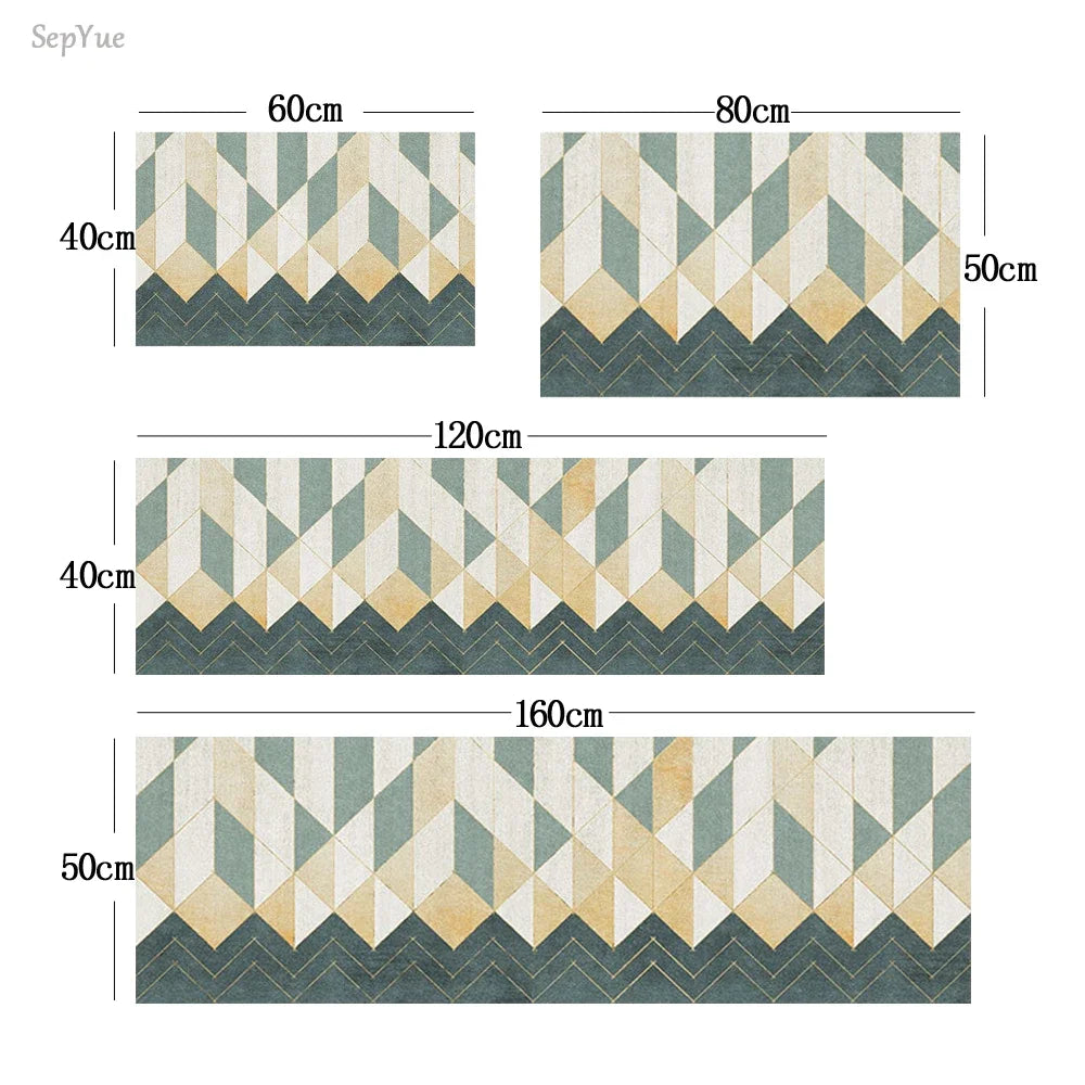 8x4'2" Kitchen/Hallway Runner Soft Washable