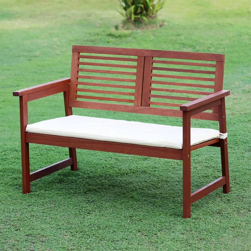 Teak Oil Outdoor Bench