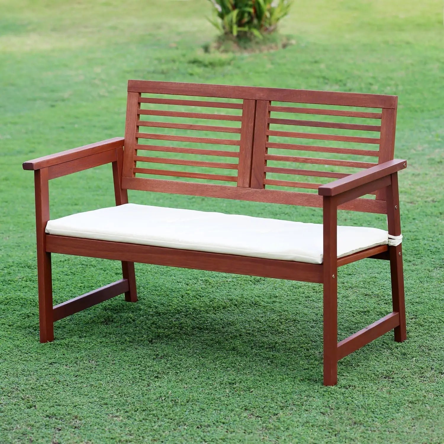 Teak Oil Outdoor Bench