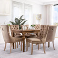 6 Velvet Modern Tufted Upholstered