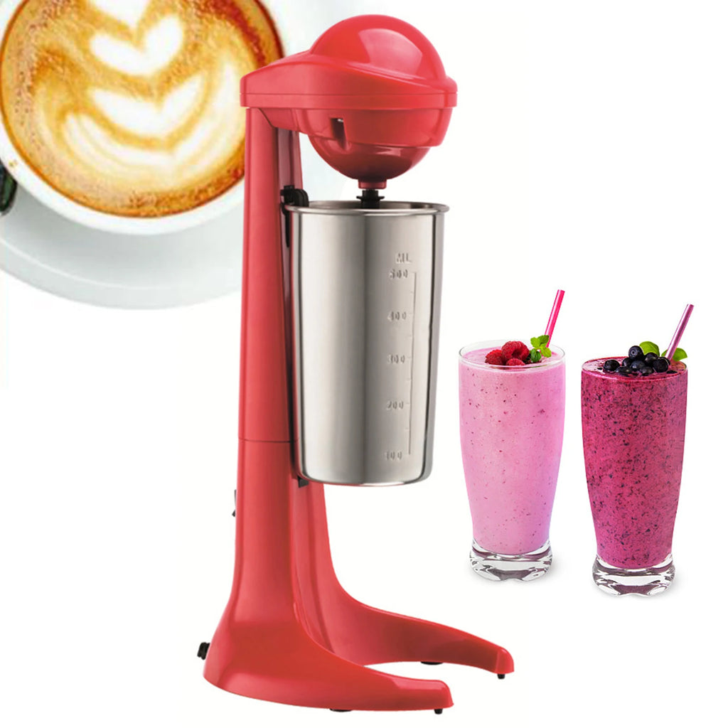 Red Milkshake Maker, 110V, 23000rpm, 100W Blender