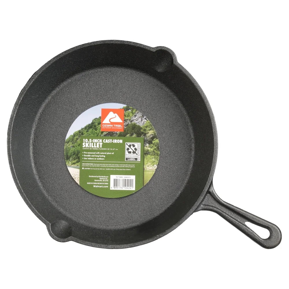 Pre-Seasoned Cast Iron Skillet Nonstick