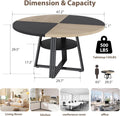 42" Round for 4-6 Farmhouse w/Storage