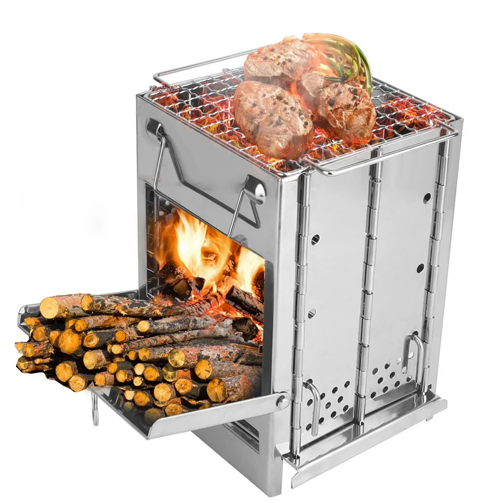 Foldable Camping Wood Burning Stove