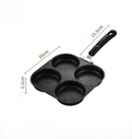 1pc Medical Stone Four-hole Omelett Pot