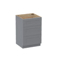 Shaker Style Base Cabinet W/3 Drawers RTA