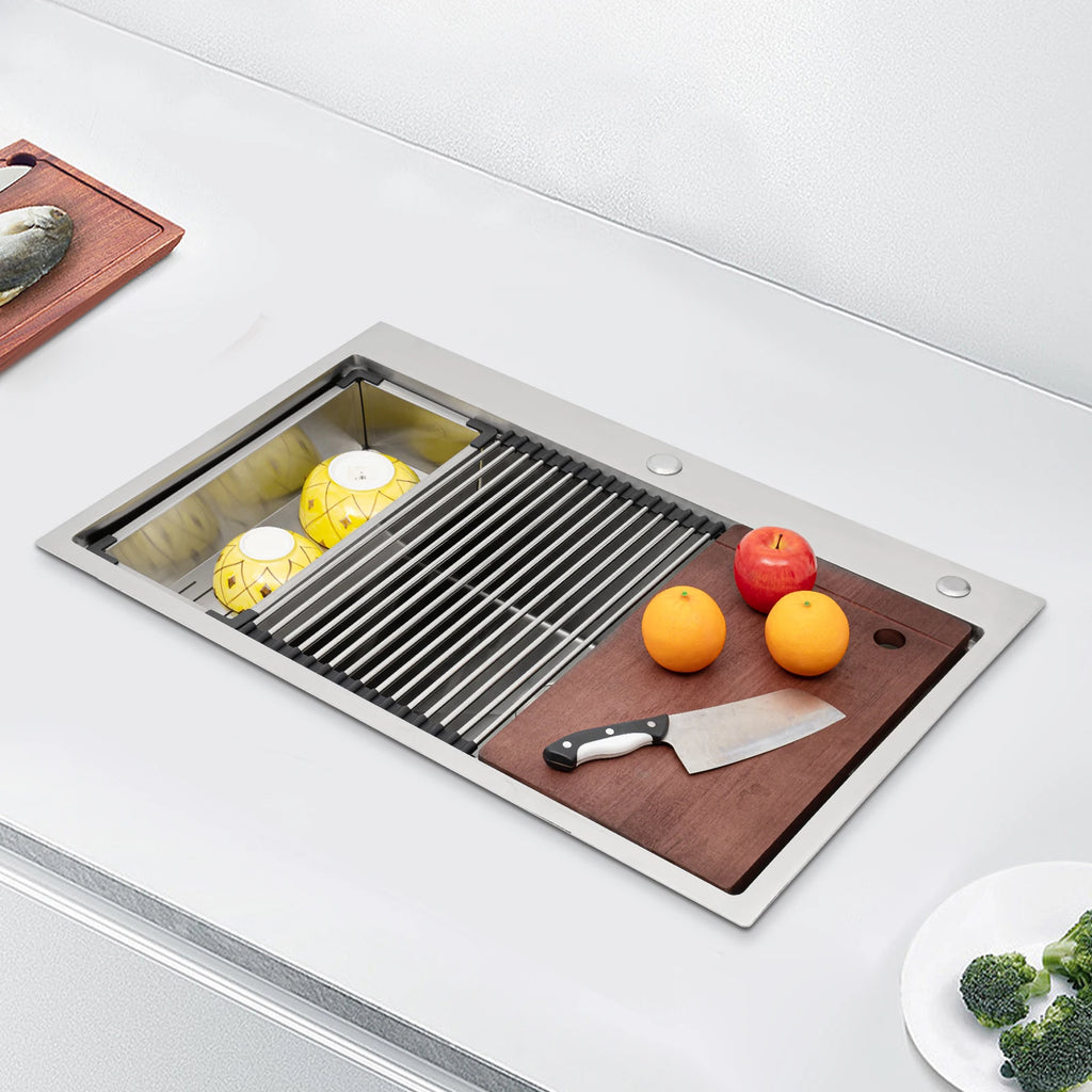 Large Stainless Drop-In 33" Homes/Restaurants