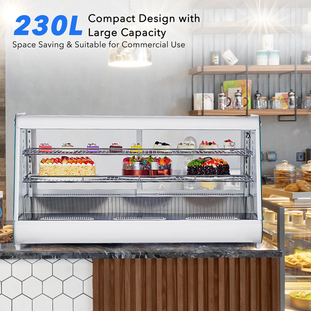 8.1 CF Refrigerated Pastry Display Case Countertop