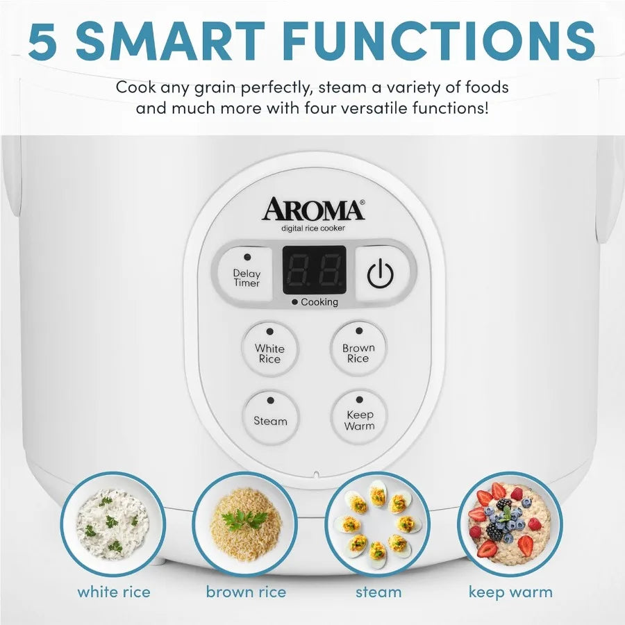 8-Cup Cooked / 4-Cup (Uncooked) Digital Rice Cooker
