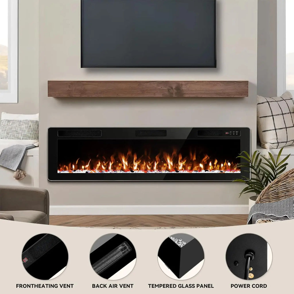 72 Inch Electric Fireplace Inserts