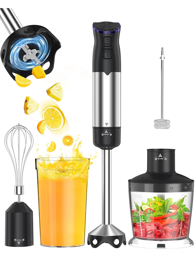 1000W Electric Immersion Handheld Blender, 5 in 1