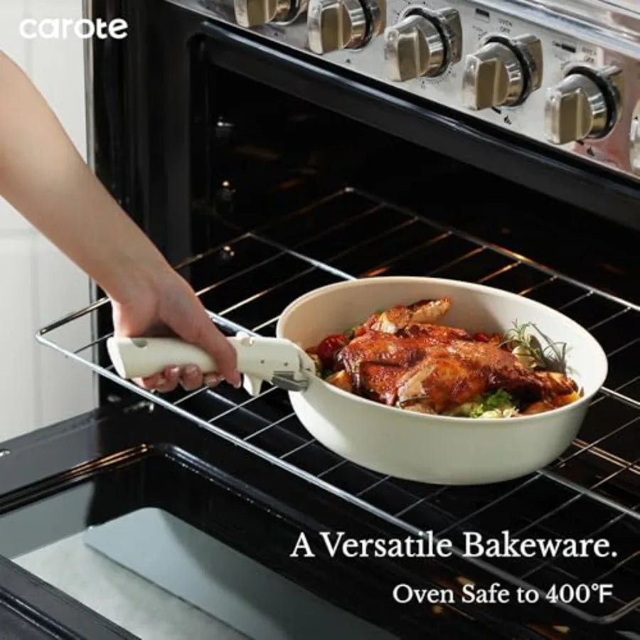 19pcs Pots and Pans Set, Nonstick Cookware