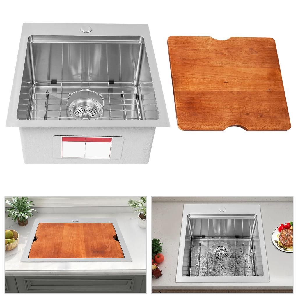 Kitchen Sink Stainless workstation Cutting Board