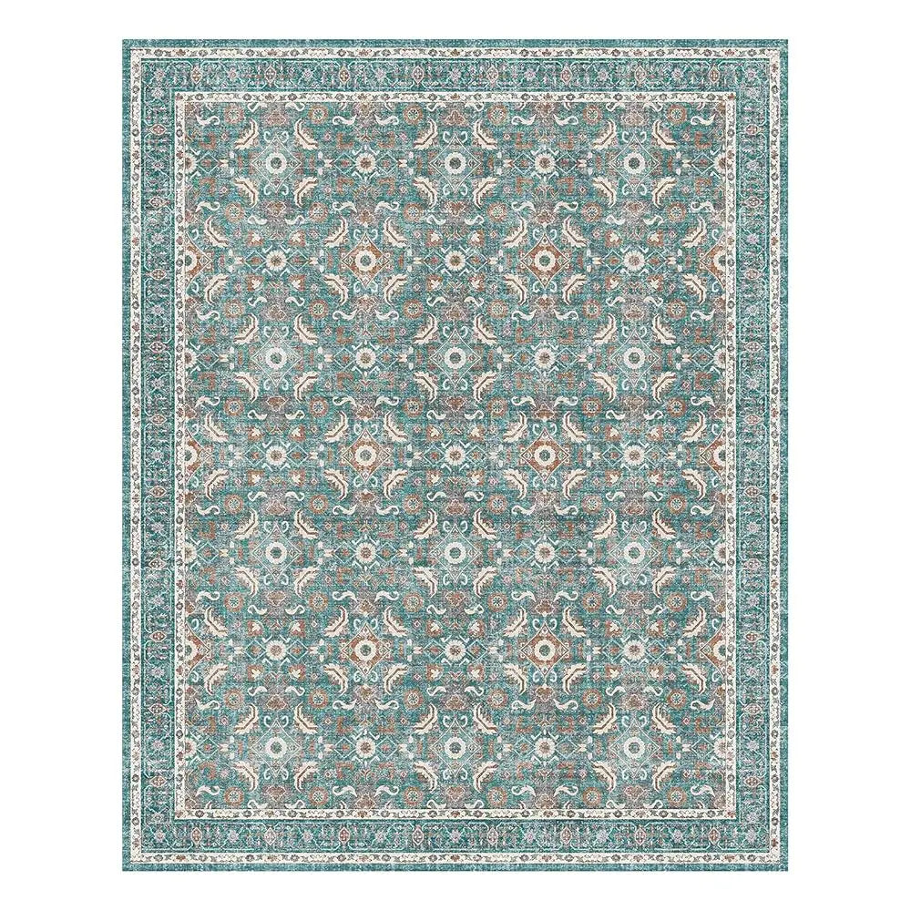 8X10: Soft Non-Slip Washable Vintage