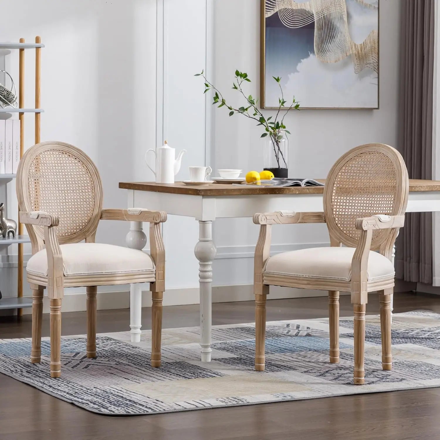 French Round Back Upholstered