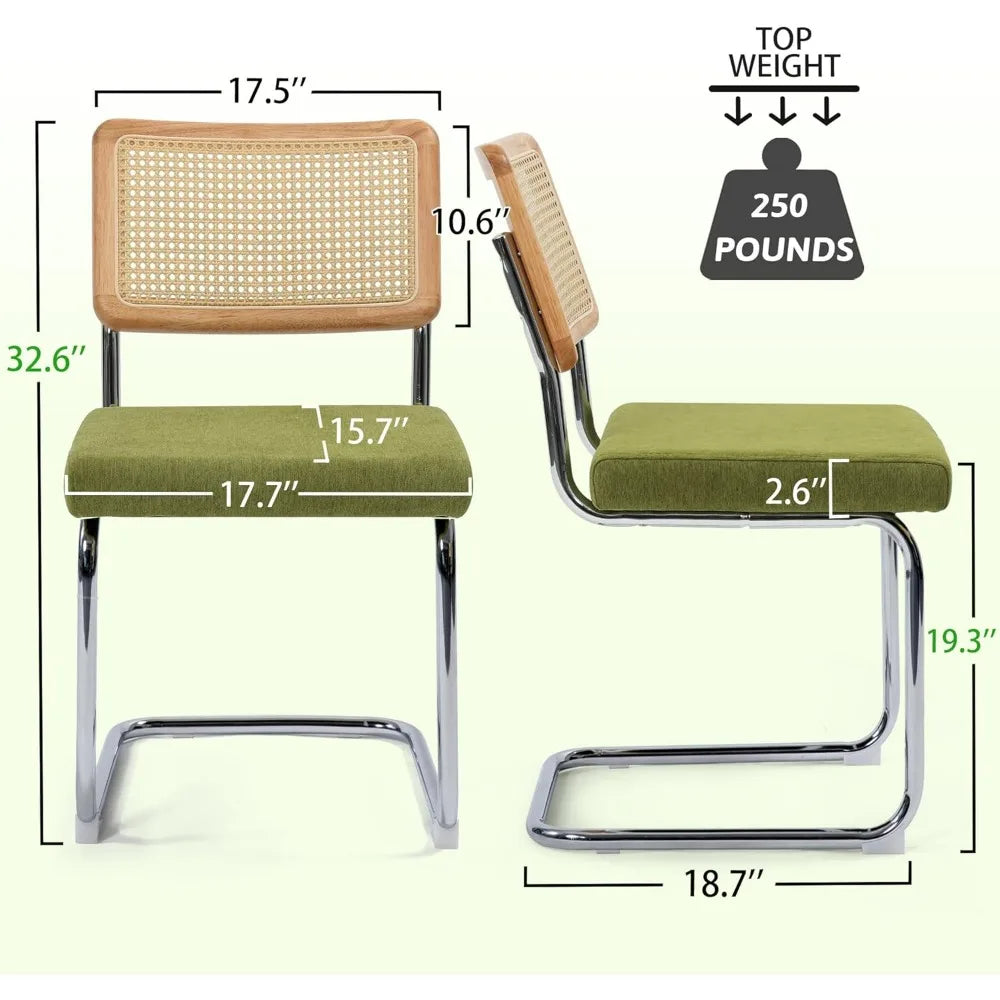 4 Modern Cesca Cane Handwoven Rattan