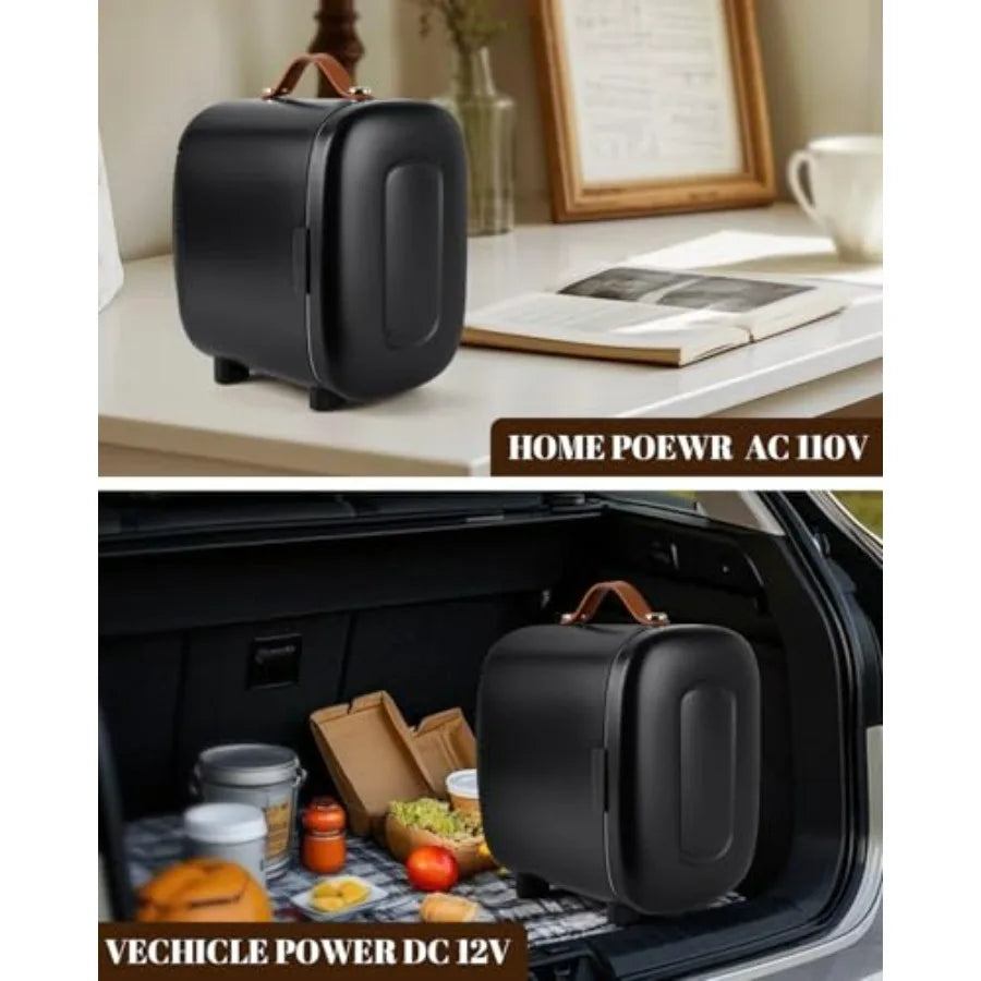 Mini Fridge for Bedroom/skincare 4 Liter/6 Cans