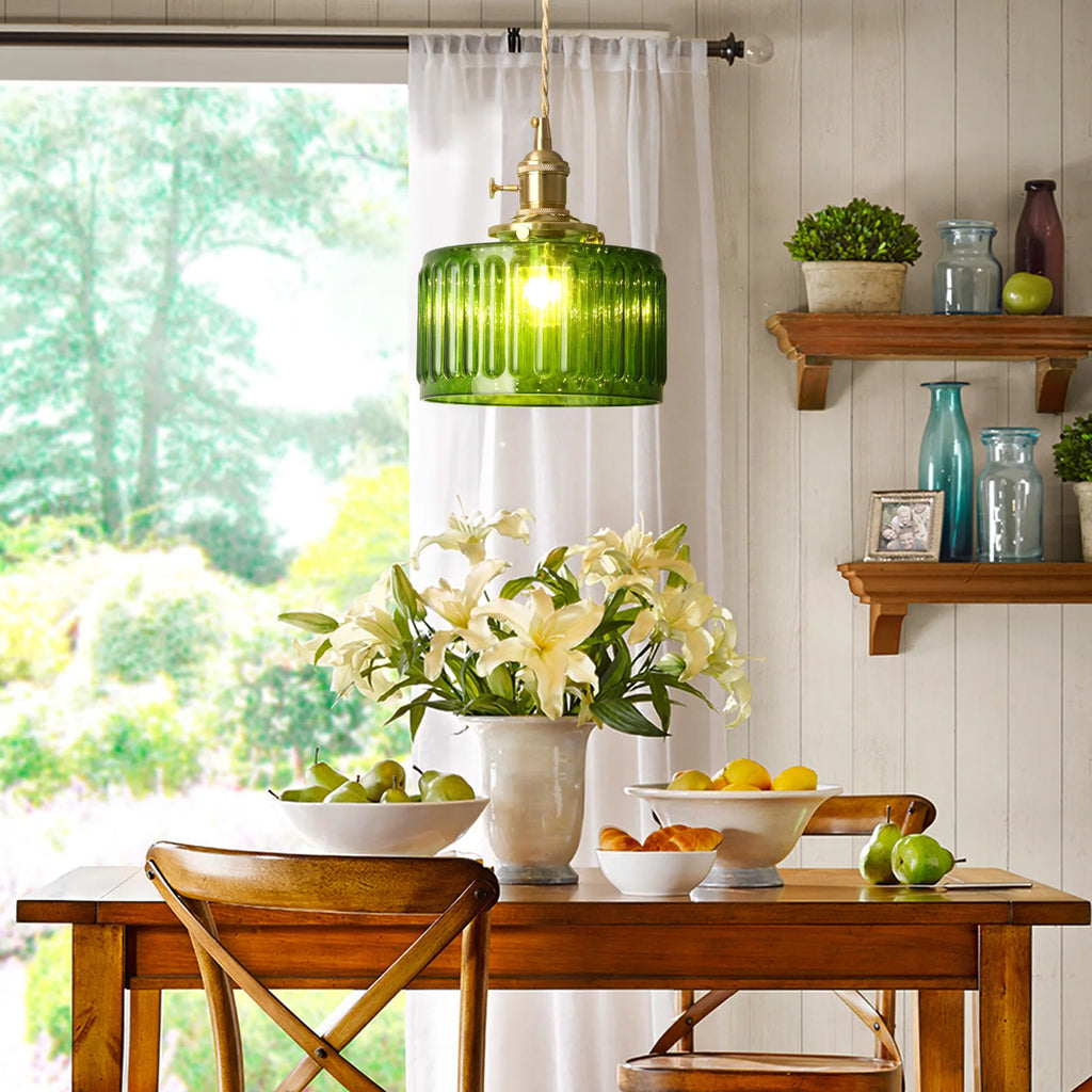 LED Green Crystal Chandelier
