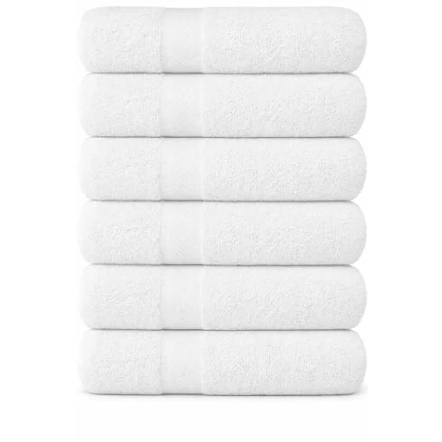 6 Pack Bath Towels Set 27 x 54