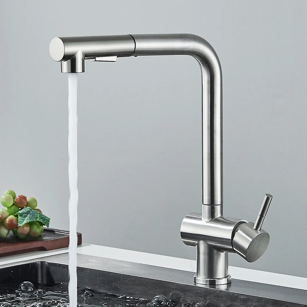 Pull Out Pressure Stream Sprayer Stainless