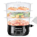 Electric Food Steamer 13.7QT 3-Tier BPA-Free 800W