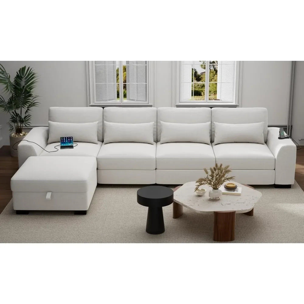 Modular Sectional Convertible L Shaped